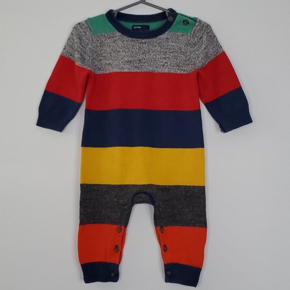 {GAP} Multicolor Rainbow Striped Sweater Jumper